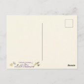 鶏は美しいかわいい踊りヘンスケッチ ポストカード (裏面)