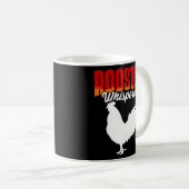 鶏ひげカクテル鶏の鳥コッカー コーヒーマグカップ (正面右)