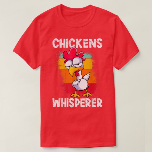 鶏ひげ農家チキンTシャツ Tシャツ (デザイン正面)