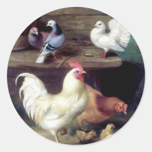 鶏ひん鶏の鳩 ラウンドシール
