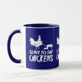 鶏への奴隷 マグカップ (左)