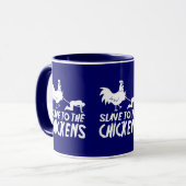 鶏への奴隷 マグカップ (正面左)