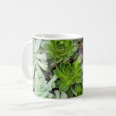 鶏や雛の植物 コーヒーマグカップ (正面左)