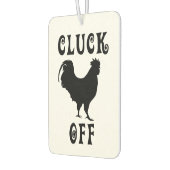 鶏をクックオフ カーエアーフレッシュナー (左)