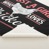 鶏を愛する女の子 – チキンラバーポー シェルパブランケット (3/4)