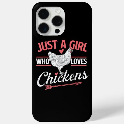 鶏を愛する女の子 – チキンラバーポー Case-Mate iPhoneケース (裏面)
