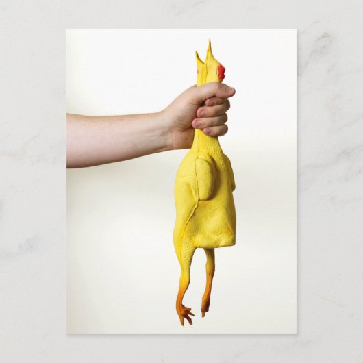 鶏を窒息させる ポストカード (正面)