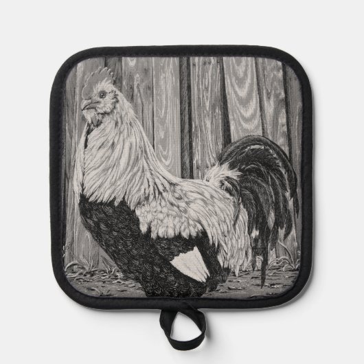 鶏を腐らせる 鍋敷き (正面)