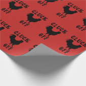 鶏を離れた鳴き声 ラッピングペーパー (角)