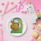 鶏を飼う ペーパープレート (パーティー)