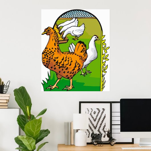 鶏を飼う ポスター