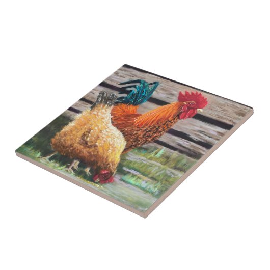 鶏セラミックタイル タイル (側面)