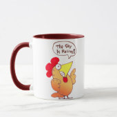 鶏チキンスープのための少しマグ マグカップ (左)