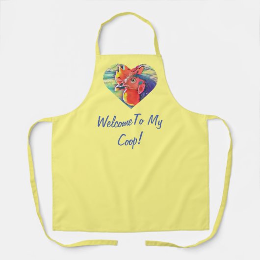 鶏ハートエプロン エプロン (正面)
