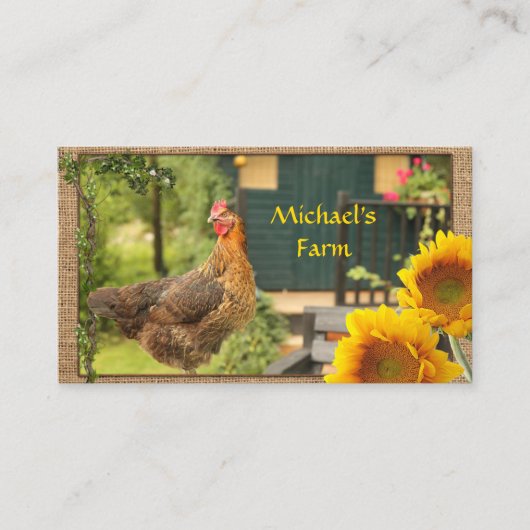 鶏ファーマーズマーケット名刺 名刺 (正面)