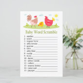 鶏ベビーの単語スクランブルゲーム (スタンド正面)