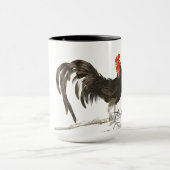 鶏中国のの贈与年 マグカップ (中央)