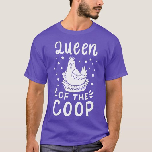 鶏冠のチキンクイーン Tシャツ (正面)