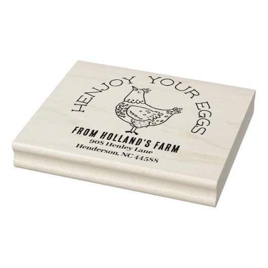 鶏卵おもしろい事業差出人住所編 ラバースタンプ (スタンプ)