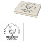 鶏卵おもしろい事業差出人住所編 ラバースタンプ (押印)