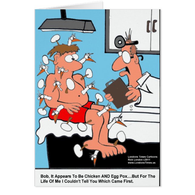 鶏卵おもしろい痘Medical Gift & Card (正面)