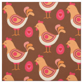 鶏卵の模様生地 ファブリック (見本)