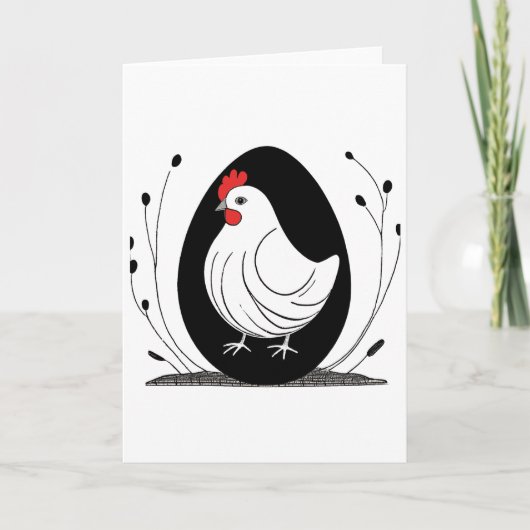 鶏卵アートカード シーズンカード (正面)