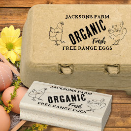 鶏卵オーガニック事業 ラバースタンプ