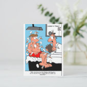 鶏卵痘ギフトおもしろいティ&収集品 ポストカード (スタンド正面)