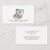 鶏卵素朴農場 名刺 (正面/裏面)