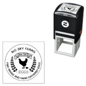 鶏卵農場生卵自墨印 セルフインキングスタンプ (インサイチュ)