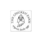 鶏卵 ラバースタンプ (インプリント)