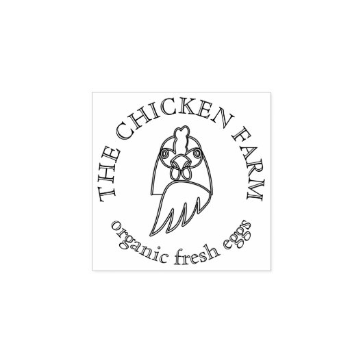 鶏卵 ラバースタンプ (インプリント)