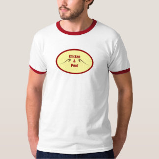 鶏及びプール Tシャツ