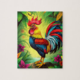 鶏威厳のあるの子ども達 ジグソーパズル