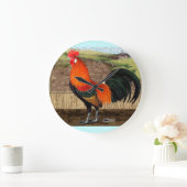 鶏小屋の英雄 ラージ壁時計 (ホーム)