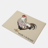 鶏小屋への歓迎 ドアマット (アングル)