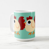 鶏少し コーヒーマグカップ (正面左)
