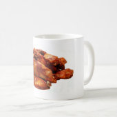 "鶏手羽肉"のデザインのマグ コーヒーマグカップ (正面右)