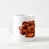 "鶏手羽肉"のデザインのマグ コーヒーマグカップ (正面左)