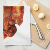 "鶏手羽肉"のデザインの台所タオル キッチンタオル (四つ折り)