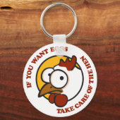 鶏気にを取り除く1 キーホルダー (正面)