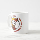 鶏気にを取り除く1 コーヒーマグカップ (正面左)