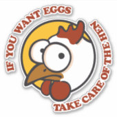 鶏気にを取り除く1 シール (正面)