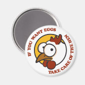 鶏気にを取り除く1 マグネット (正面/裏面)