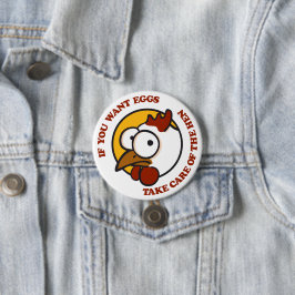 鶏気にを取り除く1 缶バッジ