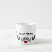 鶏牧場Expressoのマグ エスプレッソカップ (正面)