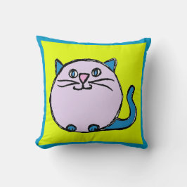 鶏猫枕 クッション