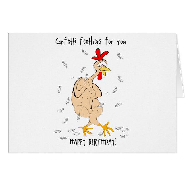 鶏紙吹雪羽 (正面横)