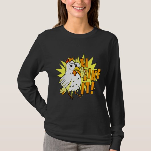 鶏肉が好き Tシャツ (正面)